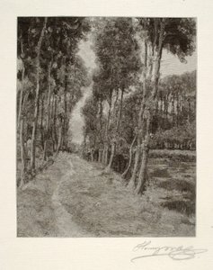 A Path to Longpre (French Landscape)