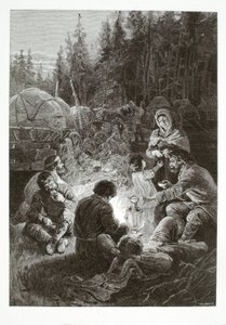 Bivouac of a Party of Teamsters by Henry Wolf