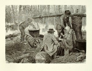Cooking a Camp Dinner by Henry Wolf