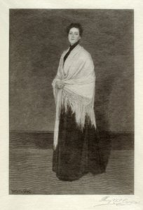 Lady with White Shawl
