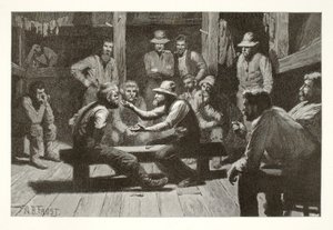Political Discussion in a Lumber Shanty by Henry Wolf