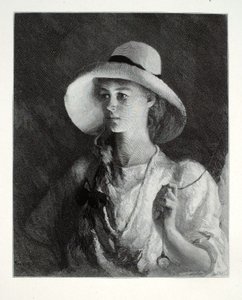 Portrait of My Daughter by Henry Wolf