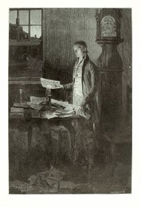 Thomas Jefferson, Writing the Declaration of Independence by Henry Wolf