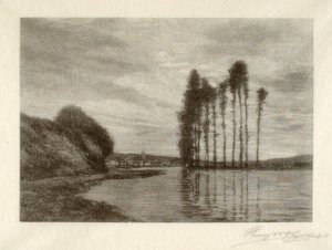 View on the Seine by Henry Wolf