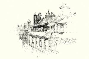 A Peep of Gough Square, London, from Dr Johnson
