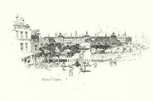 Bethlehem Hospital, London by Herbert (after) Railton