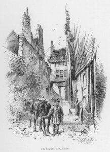 Coaching: The Elephant Inn, Exeter by Herbert (after) Railton