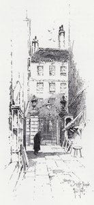 Gateway to Middle Temple by Herbert (after) Railton