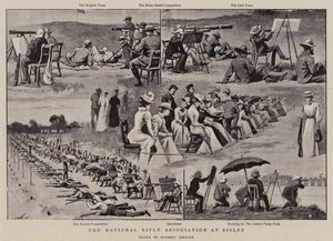 The National Rifle Association at Bisley by Herbert Johnson