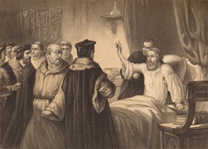 Wycliffe on his Sick-Bed Assailed by the Friars