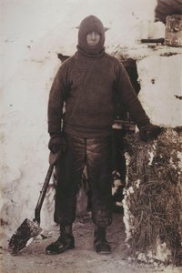 Captain L.E.G. Oates by the Stable Door
