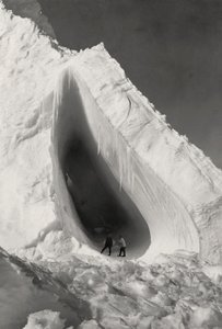 Cave Carved in the Ice