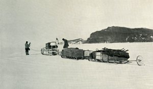 Days Motor Under Way, November 1911 by Herbert Ponting