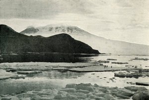 Entering McMurdo Sound - Cape Bird and Mount Erebus