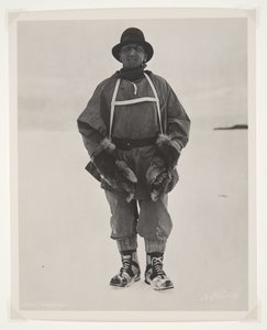 Lieut. Bowers during the Terra Nova Expedition (1910-13) to the South Pole