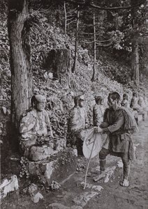 Meditation, a Study at Gamman-ga-Fuchi, Nikko by Herbert Ponting
