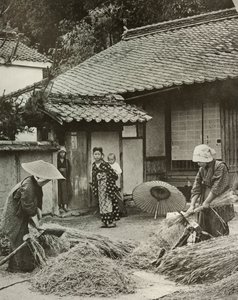 Peasant Women Heading Barley, 1910