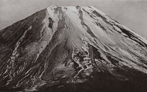 The Crest of Fuji, a Telephotograph from Shoji by Herbert Ponting