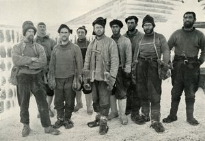 The Depot Laying and Western Parties on Their Return to Cape Evans