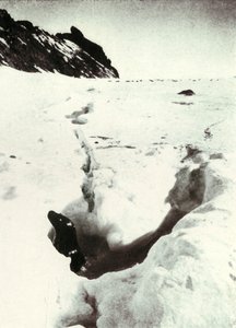 The Tide-Crack at Razorback Island, 1911 by Herbert Ponting