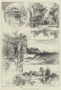 Sketches of Little Moreton Hall, Cheshire