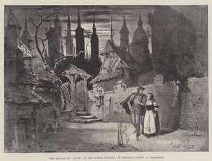 The Revival of Faust at the Lyceum Theatre, in Martha