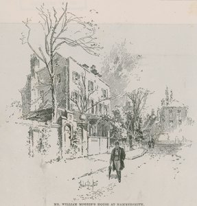 The house of William Morris in Hammersmith by Herbert Railton