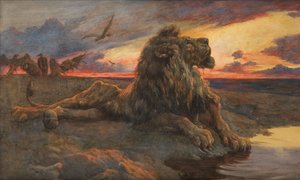 Study for The Dying Lion