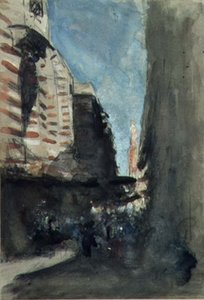 A Street in Cairo by Hercules Brabazon Brabazon