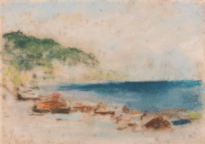 Coastal Scene by Hercules Brabazon Brabazon