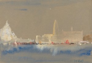 The Salute and the Palazzo Ducale from the Bacino di San Marco