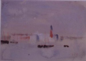 Venice from the Lagoon by Hercules Brabazon Brabazon