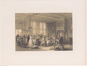 Toast During a Wedding Feast in the Seventeenth Century by Herman Frederik Carel ten Kate