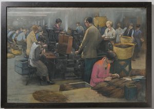 The First Cigar Machine in the Netherlands by Herman Heijenbrock