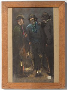 The Mine Lampist by Herman Heijenbrock