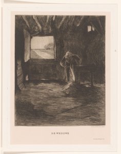 Woman in a Barn