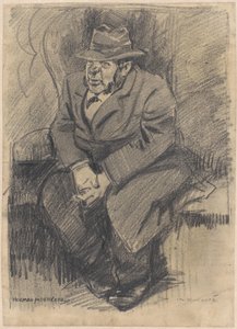 Seated Man in the Compartment