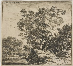 Landscape, from Set of Landscapes by Herman Naijwincx