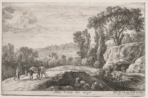 Diverse Views in and around Rome: Second View of Zugro by Herman van Swanevelt