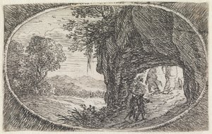 Landscape (No. 23 from the series: Variae Campestrum Fantasiae) by Herman van Swanevelt
