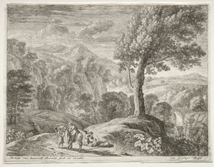 The Large Tree and the Cascade, c1652-1654