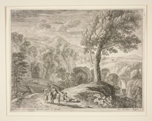 The Large Tree and the Cave, from the set The Flight into Egypt