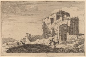 View of a Ruined Building