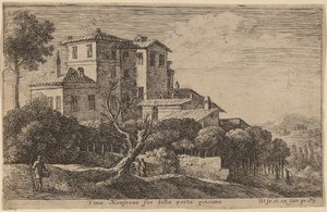 View of the Vineyard of the Villa Mamsrona by Herman van Swanevelt