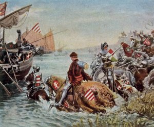 Rescue of the Future Emperor Sigismund in the Battle of Nicopolis by the Burgrave John of Nuremberg