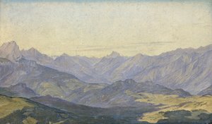 Mountain Valley in Oberbayern, 1829