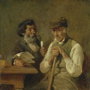 Workers Talking Politics by Hermann Kauffmann
