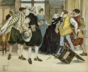 The Attack of Jean Chatel on 27 December 1594, During a Royal Audience, to Assassinate Henry IV