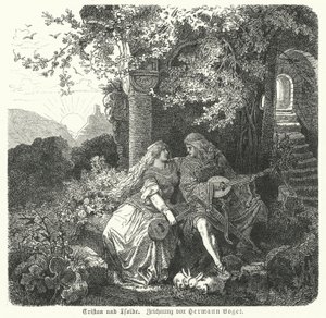 Tristan and Isolde by Hermann Vogel