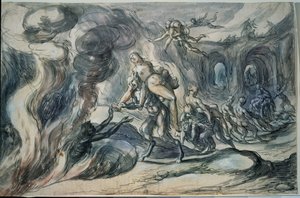 Eurydice in the Hell by Hermann Weyer